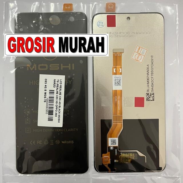 LCD Realme C65 4G 5G Moshi Oppo A3 A40 A80