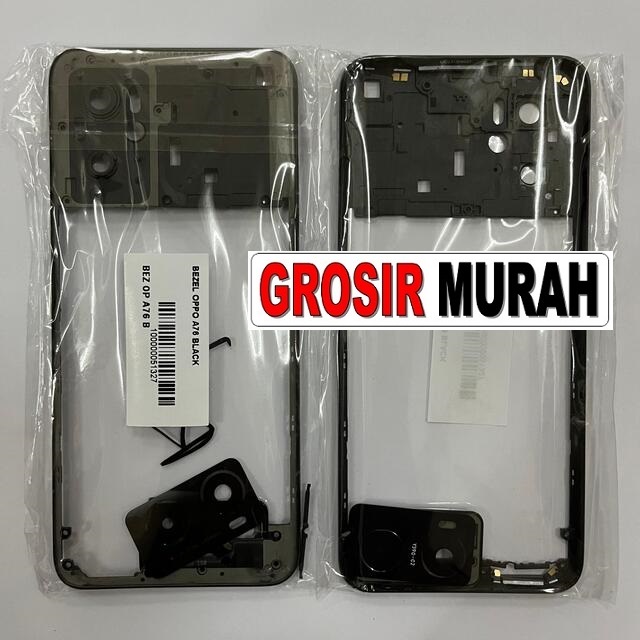 Bezel Oppo A76 Black