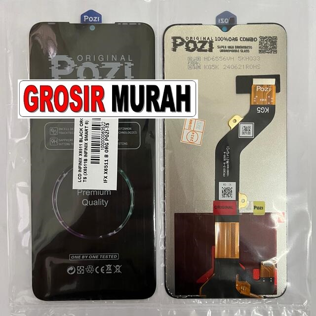 LCD Infinix X6511 ORG POZI X6511B X6511E Smart 6 Smart 6 NFC Spark Go 2022 Pop 5 Pro Pop 5