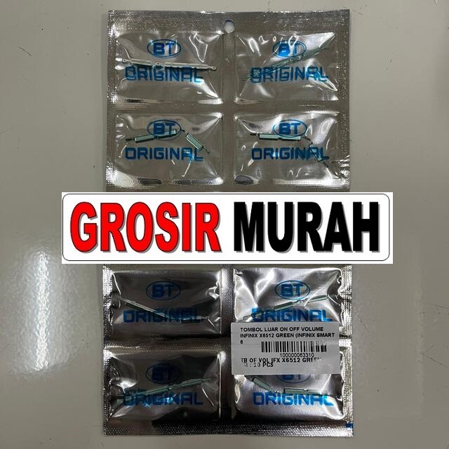 Tombol Luar On Off Volume Infinix X6512 Green
