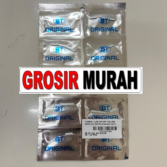 Tombol Luar On Off Volume Oppo A15 A15s A35 2021 White