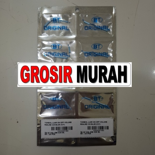 Tombol Luar On Off Volume Realme C20 C21 Blue