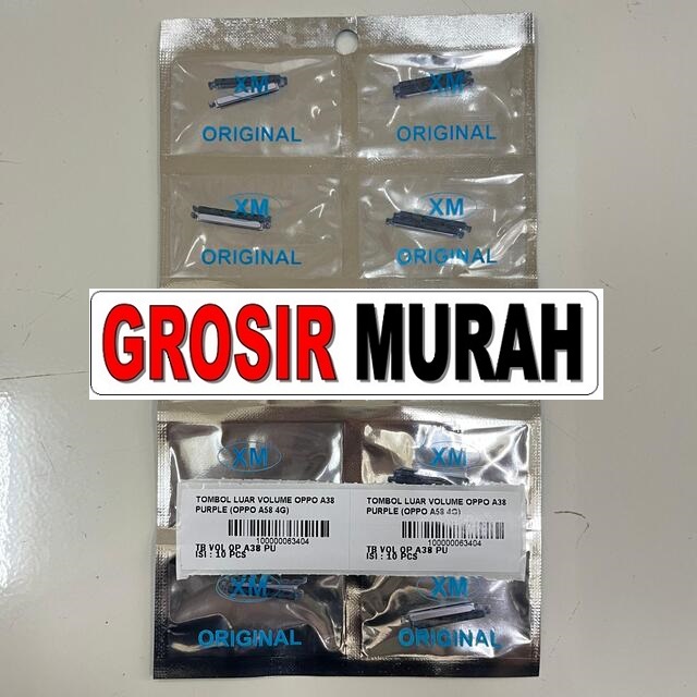 Tombol Luar Volume Oppo A38 A58 4G A18 Purple