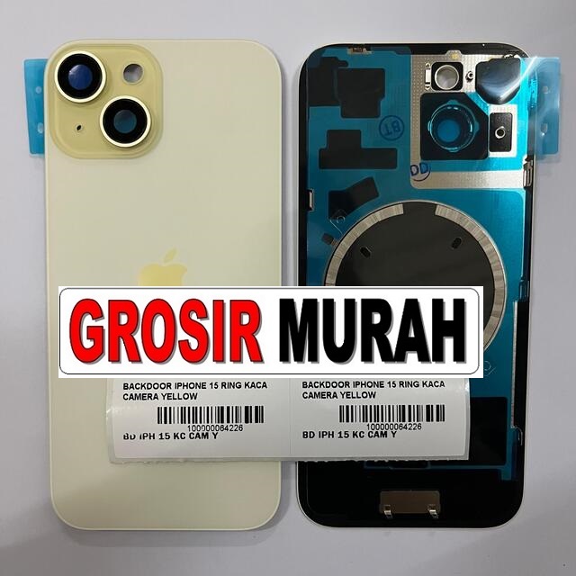 Backdoor iPhone 15 Fullset Yellow