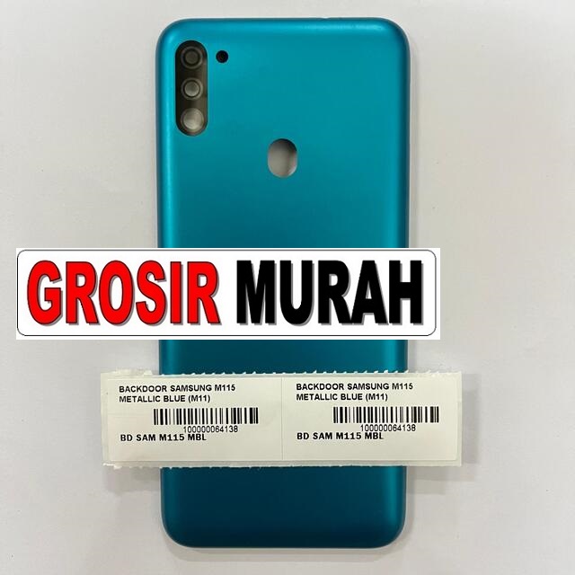 Backdoor Samsung M115 Metallic Blue  M11