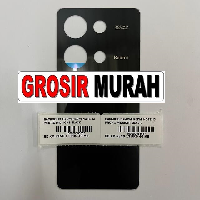 Backdoor Xiaomi Redmi Note 13 Pro 4G Midnight Black