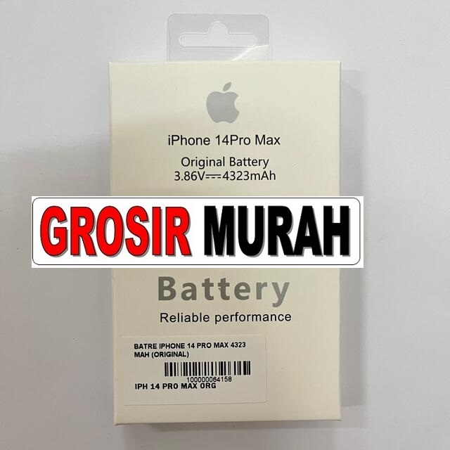 Batre Iphone 14 Pro Max 4323 Mah (Original)