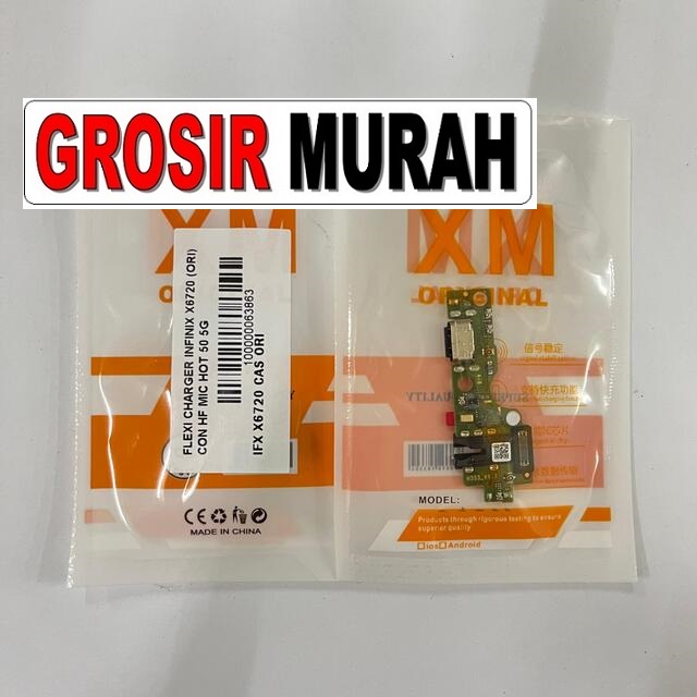 Flexi Charger Infinix X6720 Ori Hot 50 5G