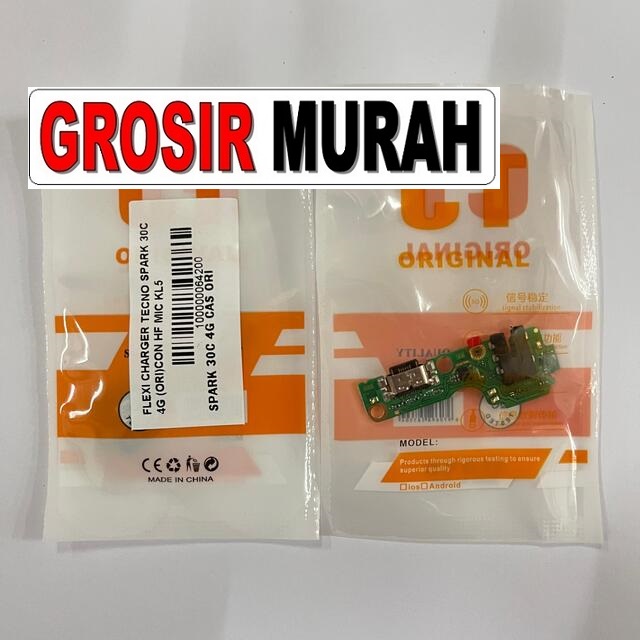 Flexi Charger Tecno Spark 30C 4G Ori Kl5