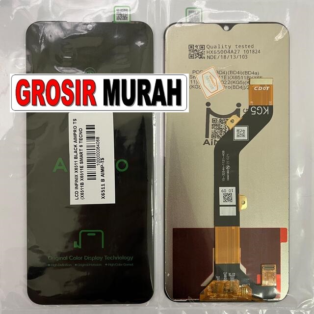 LCD Infinix X6511 Aimpro X6511B X6511E Smart 6 Spark Go 222 Pop 5 Pro Pop 5 Lite