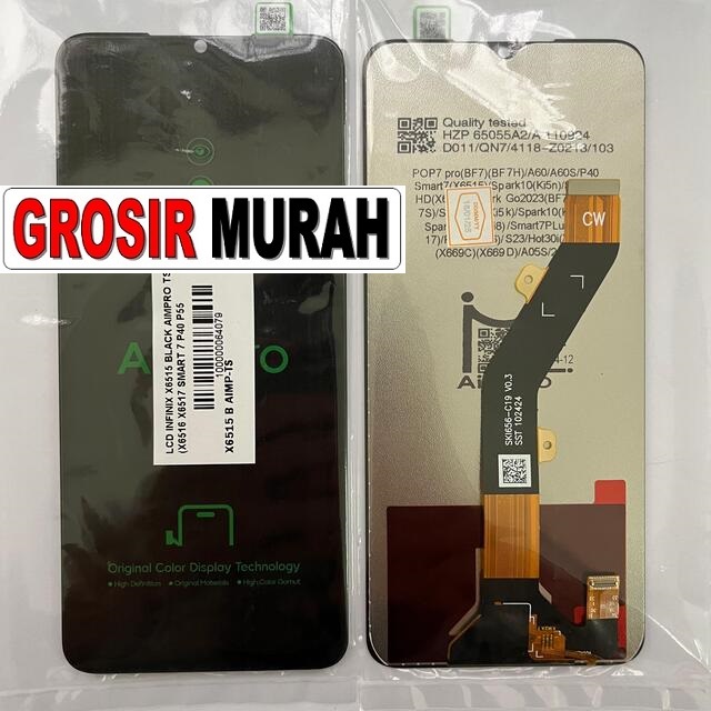LCD Infinix X6515 AIMPRO X6516 X6517 X669 Smart 7 P40 Itel S23 Spark Go 2023