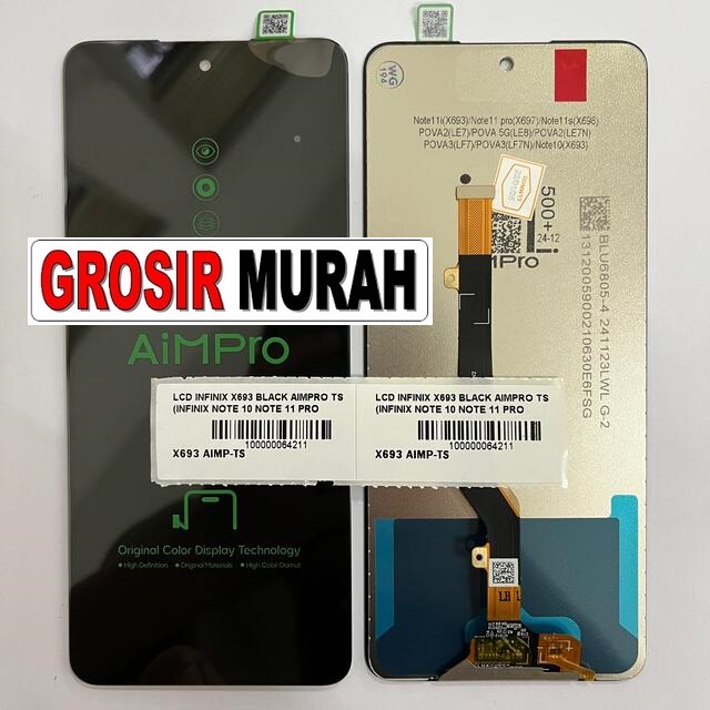 Lcd Infinix X693 Aimpro Infinix Note 10 Note 11 Pro Note 11S X697 X698