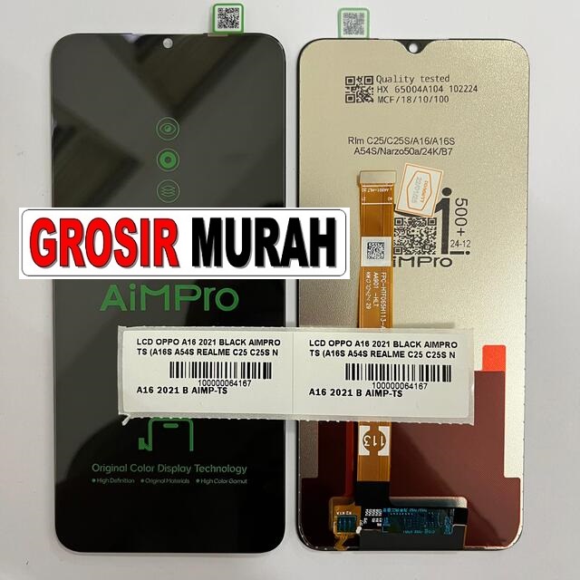 Lcd Oppo A16 2021 Aimpro A16S A54S Realme C25 C25S Narzo 50A A53S 5G A55 5G A56 5G