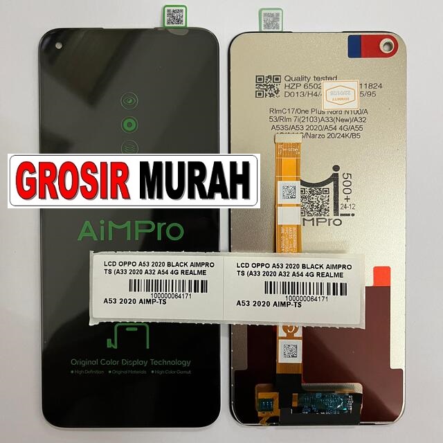 LCD Oppo A53 2020 Aimpro kompatibel A11S, A33 2020, A32, A54 4G, A55 4G, Realme 7i, C17