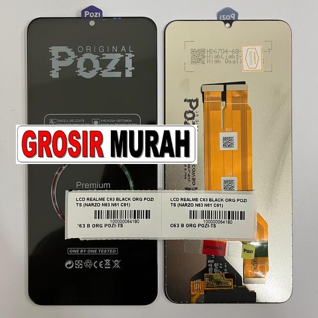 LCD Realme C63 Org Pozi Narzo N63 C61 N61 C65S Note 60 Black