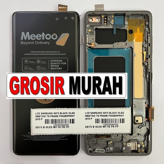 LCD Samsung G975 OLED Meetoo Frame Fingerprint S10 Plus