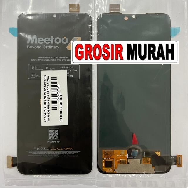 LCD Vivo S1 OLED Meetoo Fingerprint untuk S1 Pro / Y7S / Y9S
