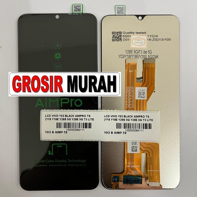 LCD Vivo Y03 Aimpro Y18 Y18E Y28S 5G Y28E 5G Y03T Y18S Y37 T3 Lite 5G