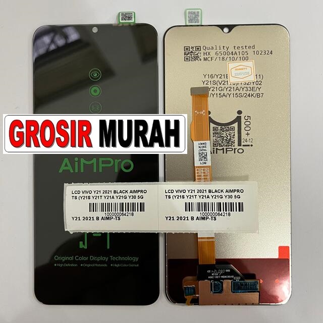 Lcd Vivo Y21 2021 Aimpro Y21S Y21T Y21A Y21G Y30 5G Y15A Y21E Y02S Y16 Y5C