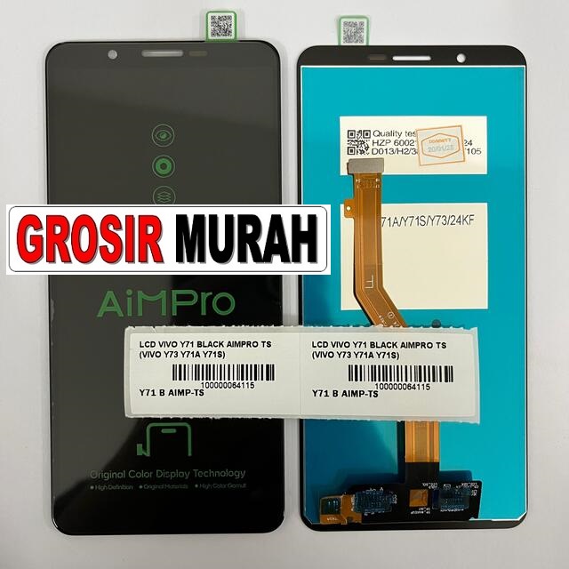 LCD Vivo Y71 Y73 Y71A Y71S Black Aimpro
