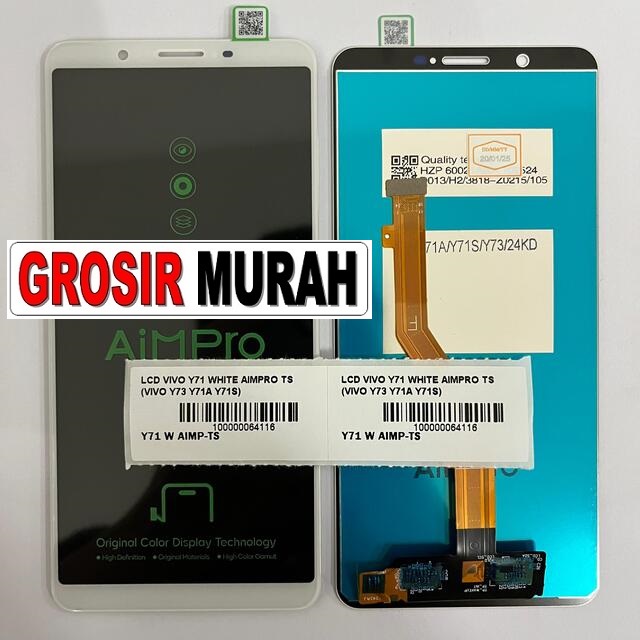 LCD Vivo Y71 Y73 Y71A Y71S White Aimpro
