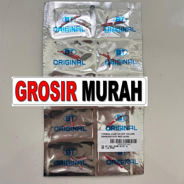 Tombol Luar On Off Volume Samsung A107 A10s Red