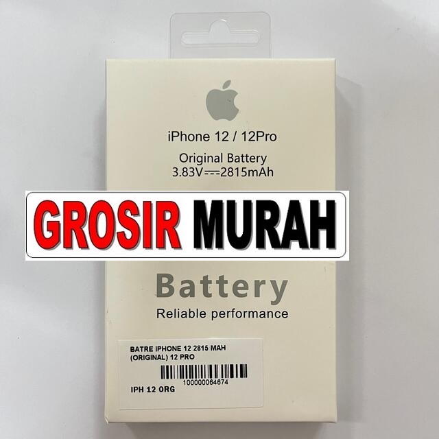 Batre iPhone 12 Original iPhone 12 Pro