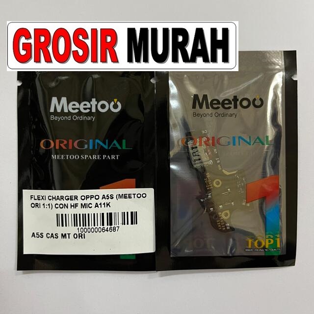 Jual Flexi Charger Oppo A5S A11K Meetoo Ori Fleksibel Flexible Fleksi Flexibel Flex Con Tc Connector Pcb Konektor cas papan charging