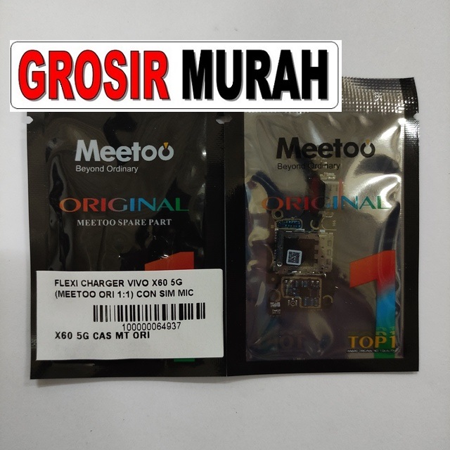 Flexi Charger Vivo X60 5G Meetoo Con Sim Mic