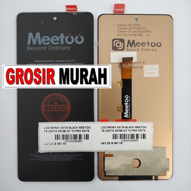 Lcd Infinix X6739 Meetoo X6710 X678B Gt 10 Pro Note 30 Pro 30 Vip Camon 20 Pro 20S Pro