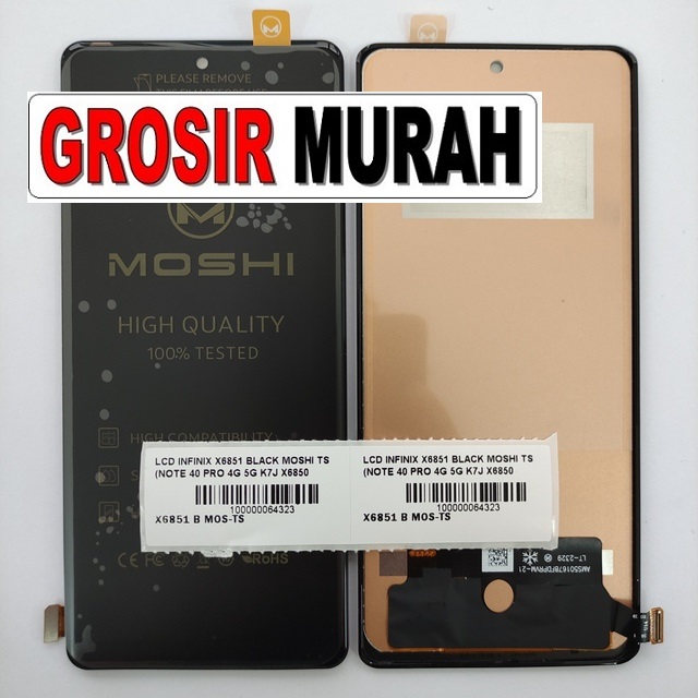 LCD Infinix X6851 Moshi Note 40 Pro 4G 5G Hot 50 Pro Plus