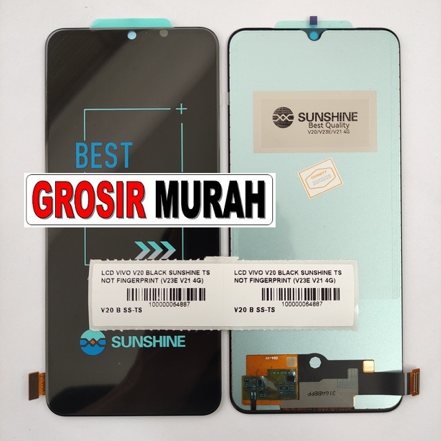 LCD Vivo V20 Sunshine Not Fingerprint untuk V23E V21 4G