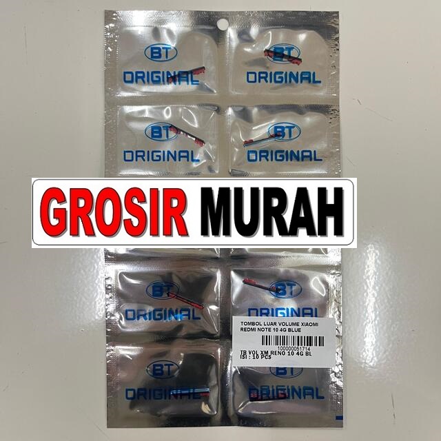 Tombol Luar Volume Redmi Note 10 4G Note 10S Blue