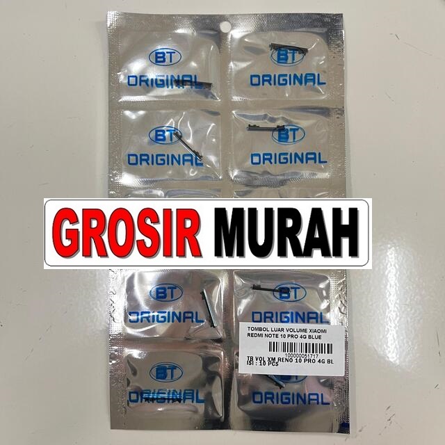 Tombol Luar Volume Redmi Note 10 Pro 4G Blue