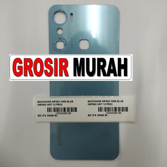 Backdoor Infinix X668 Infinix Hot 12 Pro Blue
