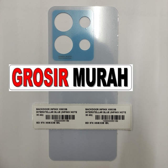 Backdoor Infinix X6833B, Infinix Note 30 4G warna interstellar blue