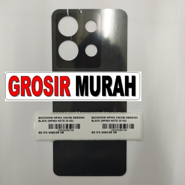 Backdoor Infinix X6833B, Infinix Note 30 4G warna obsidian black