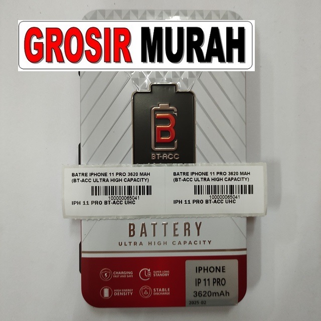 Batre Iphone 11 Pro 3620 Mah (Bt-Acc Ultra High Capacity)