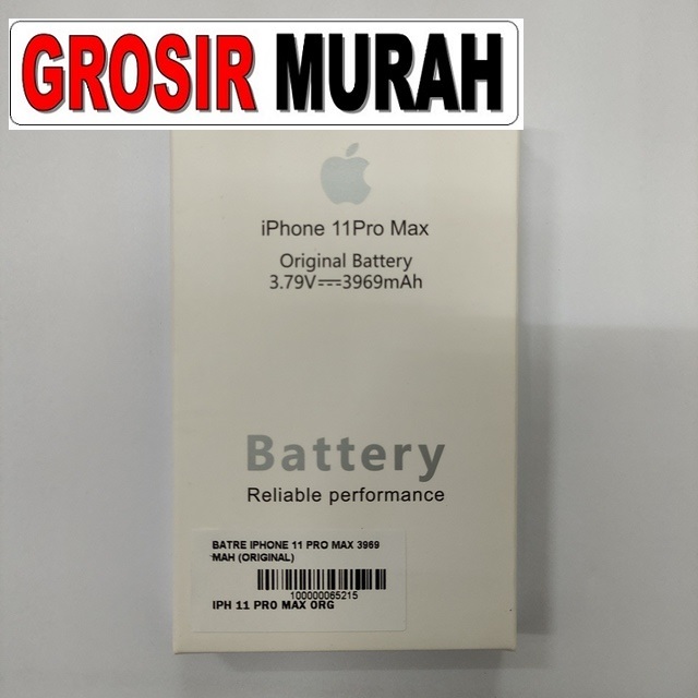 Batre iPhone 11 Pro Max 3969 mAh Original