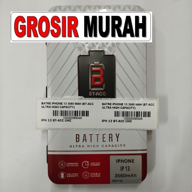 Batre Iphone 13 3560 Mah (Bt-Acc Ultra High Capacity)