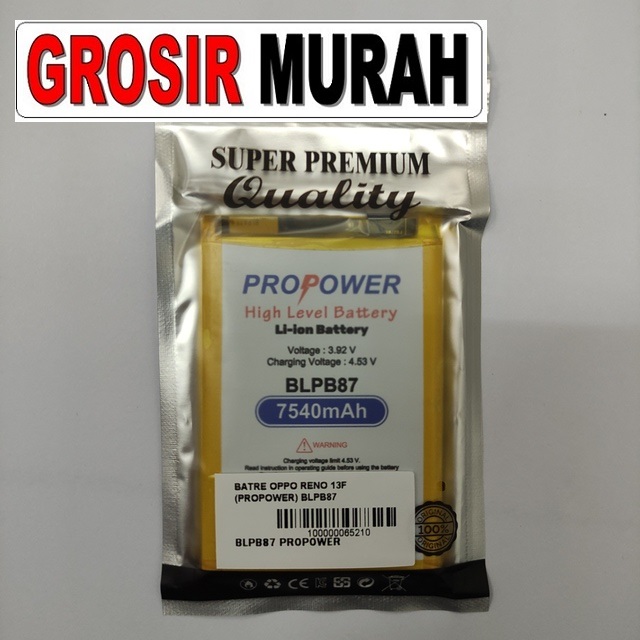 Batre Oppo Reno 13F Propower BLPB87