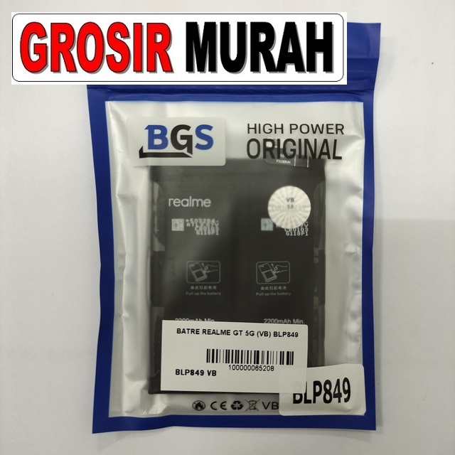 Batre Realme GT 5G VB BLP849