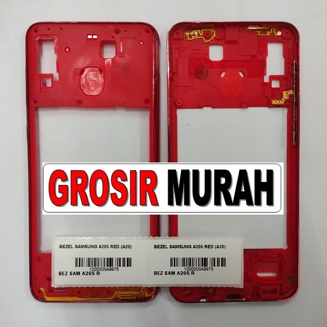 Bezel Samsung A205 A20 Red