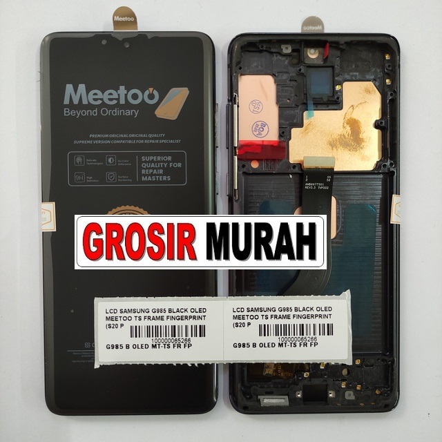 LCD Samsung G985 OLED Meetoo Frame Fingerprint S20 Plus 4G S20 Plus 5G