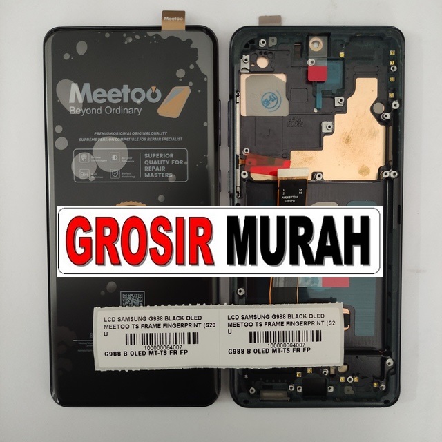 LCD Samsung G988 OLED Meetoo Frame Fingerprint S20 Ultra 4G 5G