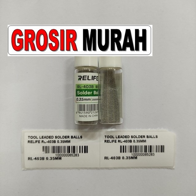 Jual Leaded Solder Balls Relife Rl-403B 0.35Mm