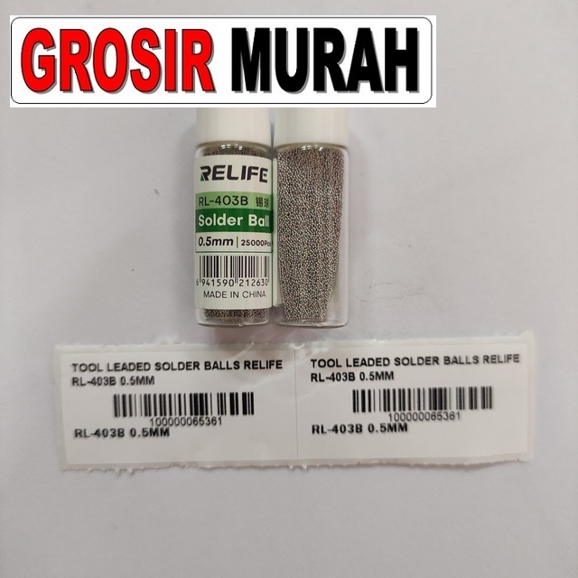 Jual Leaded Solder Balls Relife Rl-403B 0.5Mm