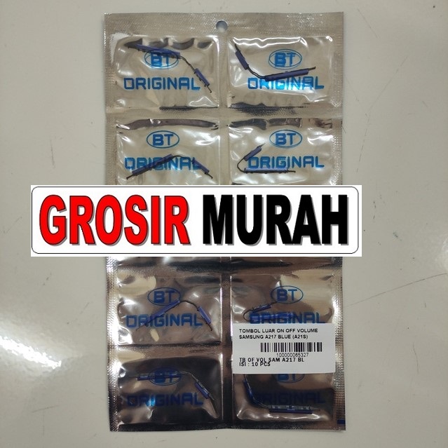 Tombol Luar On Off Volume Samsung A217 A21S Blue