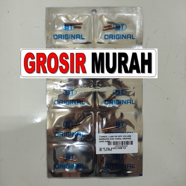 Tombol Luar On Off Volume Samsung A305 A405 A505 A606 A705 A205 Coral Orange