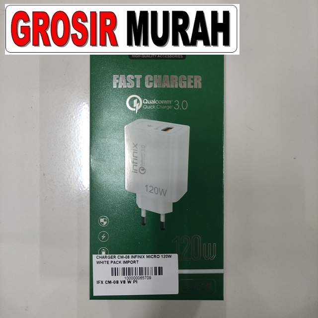 Charger Cm-08 Infinix Micro 120W Pack Import